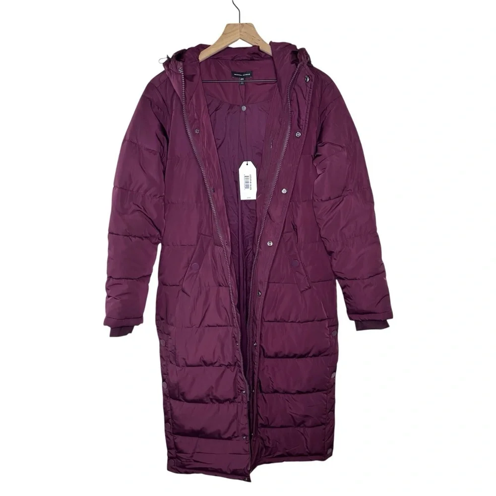 Universal Standard Everest 2 Long Puffer Coat In Gamay Size 4XS (00-0)